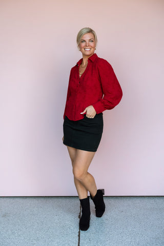 TAELYNN WINE SADIE TOP