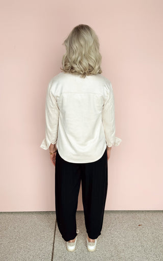 TREND NOTES FAUX SUEDE SHACKET