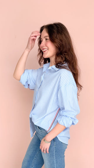 TREND NOTES STRIPE REECE TOP