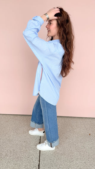 TREND NOTES STRIPE REECE TOP