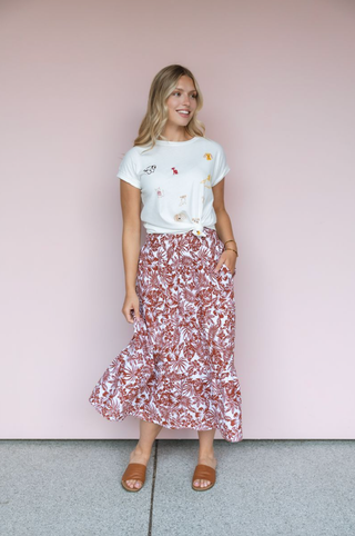 VELVET HEART ROSEANNE SKIRT