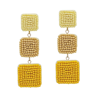 WHAT'S HOT JEWELRY COLORBLOCK DROP EARRINGS