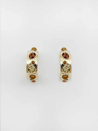 WHAT'S HOT JEWELRY POPPY HOOPS