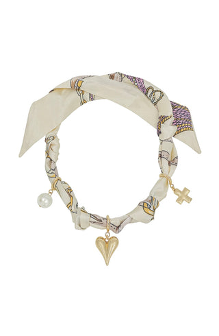 WHAT'S HOT JEWELRY SCARF CHARM NECKLACE