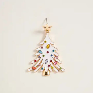 WHAT'S HOT JEWELRY XMAS TREE EARRINGS