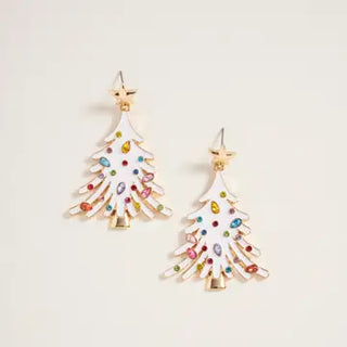 WHAT'S HOT JEWELRY XMAS TREE EARRINGS