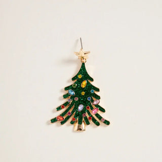 WHAT'S HOT JEWELRY XMAS TREE EARRINGS
