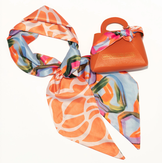WINTON AND WAITS LAVENDER FIELDS SCARF