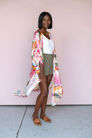 WINTON AND WAITS WEST PALM KIMONO