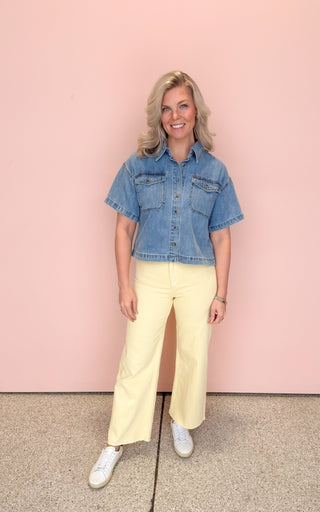 WISHLIST JACKIE BUTTON UP