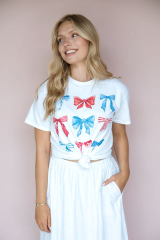 WKNDER AMERICANA BOW TEE